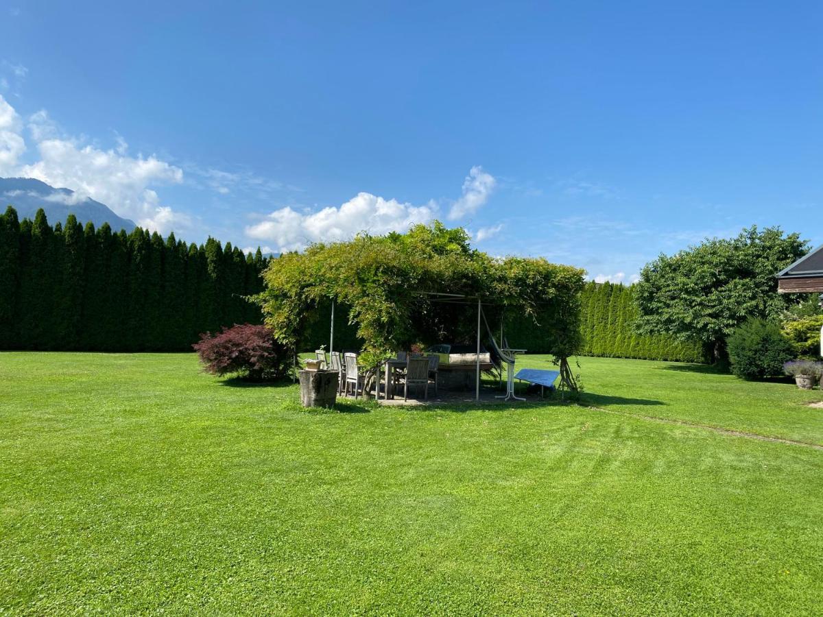 V Gemuetliches Gartenhaus Sankt Michael ob Bleiburg Luaran gambar